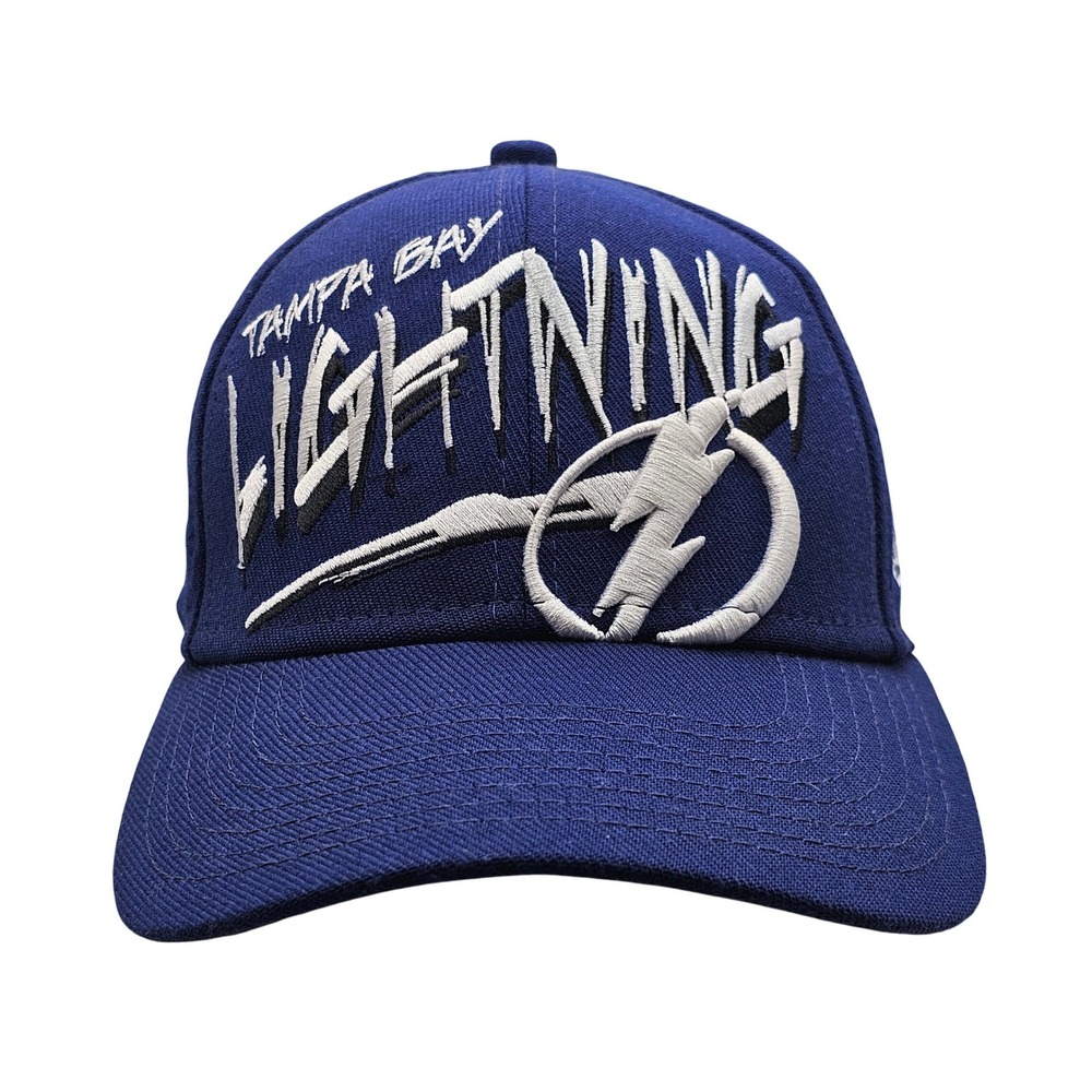 New Era 9FORTY Youth Tampa Bay Lightning Blue Adjustable Hat Polyester Spandex